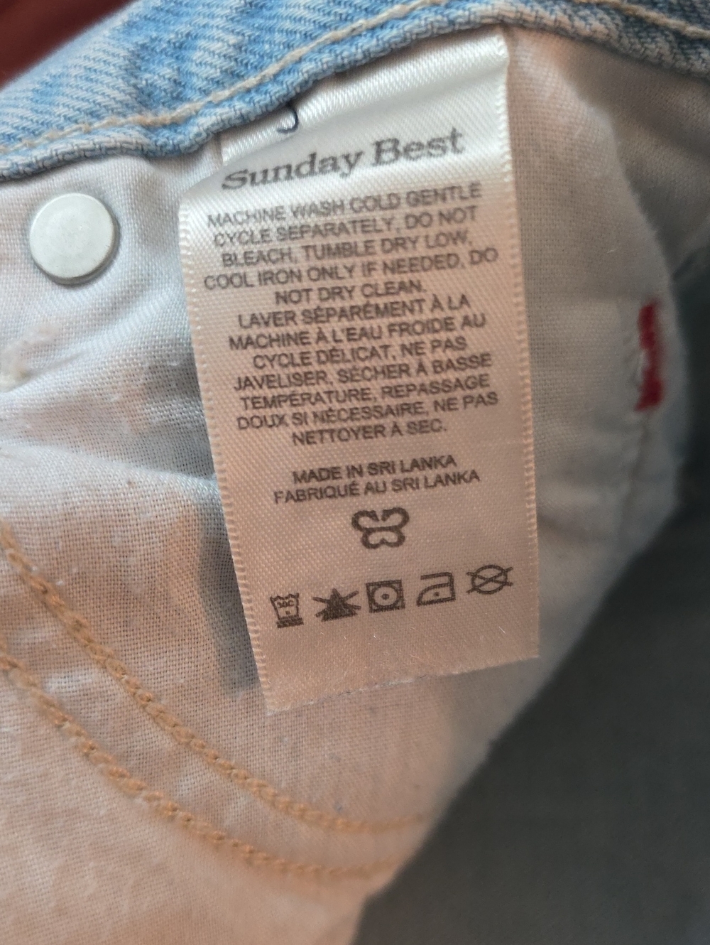 Sunday Best Jeans  size 0 EUC - Picture 6 of 7